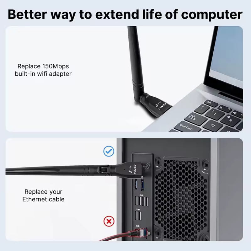 Беспроводной адаптер Fenvi FU-AX300Pro