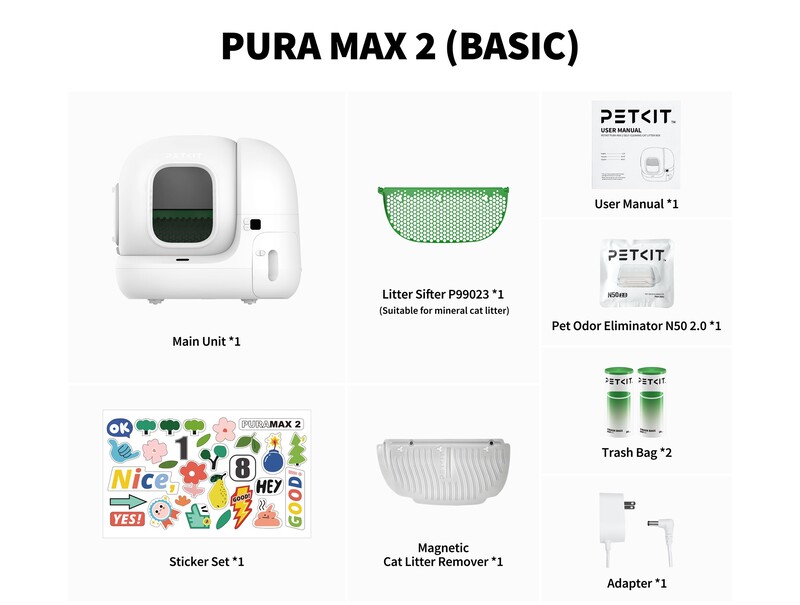 Смарт-лоток Petkit Pura Max 2 Self-Cleaning Cat Litter Box (Premium) P9902