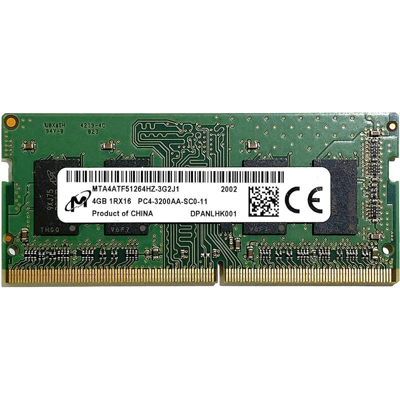 Модуль памяти SO-DIMM 4GB/3200 DDR4 Micron (MTA4ATF51264HZ-3G2J1)