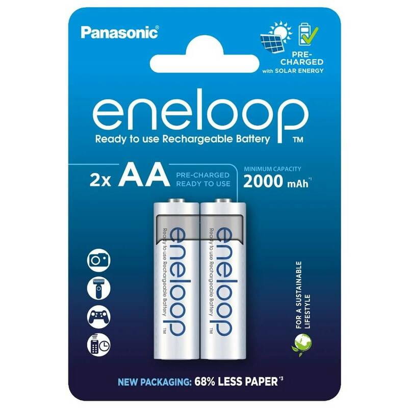 Аккумуляторы Panasonic Eneloop AA/HR06 NI-MH 2000 mAh BL 2 шт