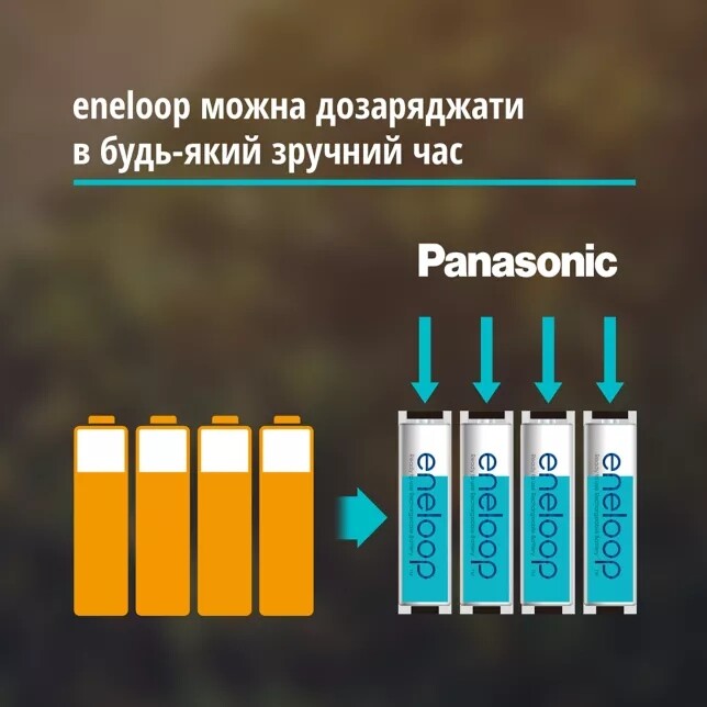 Аккумуляторы Panasonic Eneloop AA/HR06 NI-MH 2000 mAh BL 4 шт