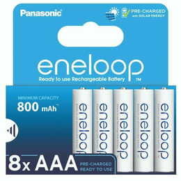 Аккумуляторы Panasonic Eneloop AAA/HR03 NI-MH 800 mAh BL 8 шт