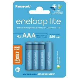 Аккумуляторы Panasonic Eneloop Lite AAA/HR03 NI-MH 550 mAh BL  4 шт