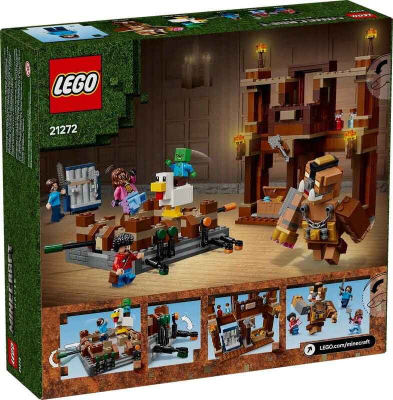 Конструктор LEGO Minecraft Бійцівський ринг у лісовому маєтку (21272)