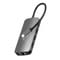 Фото - Док-станція Media-Tech USB-C HDMI/USB 3.0x3/RJ45/SD/MicroSD/PD 100W (MT5044) | click.ua