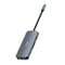 Фото - Док-станція Media-Tech USB-C HDMI/USB 3.0x3/RJ45/SD/MicroSD/PD 100W (MT5044) | click.ua