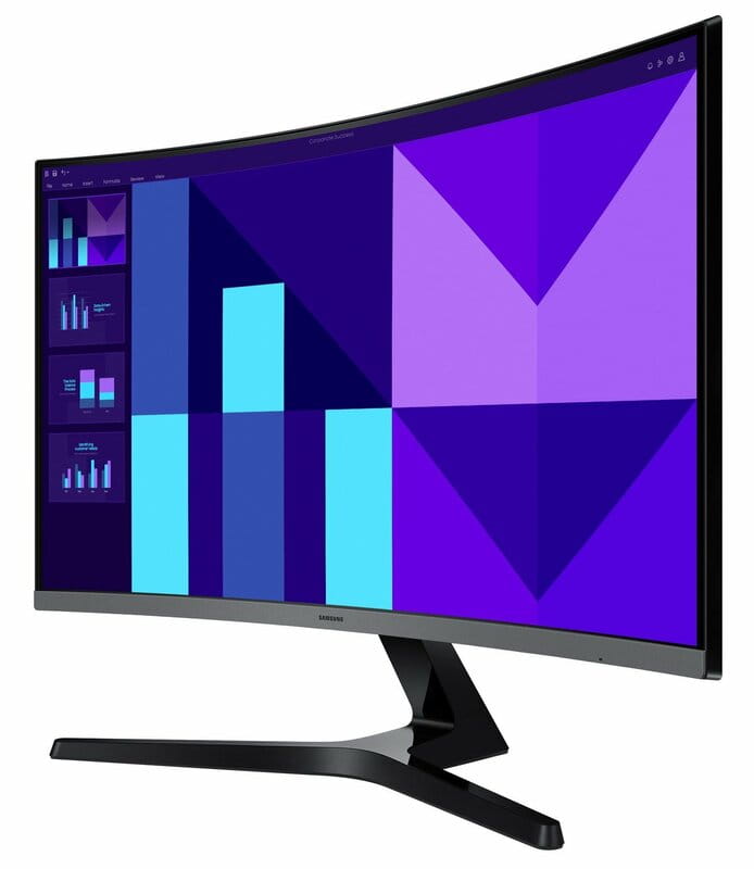 Монiтор Samsung 27" Essential S3 S27D390G (LS27D390GAIXCI) VA Black Curved 100Hz