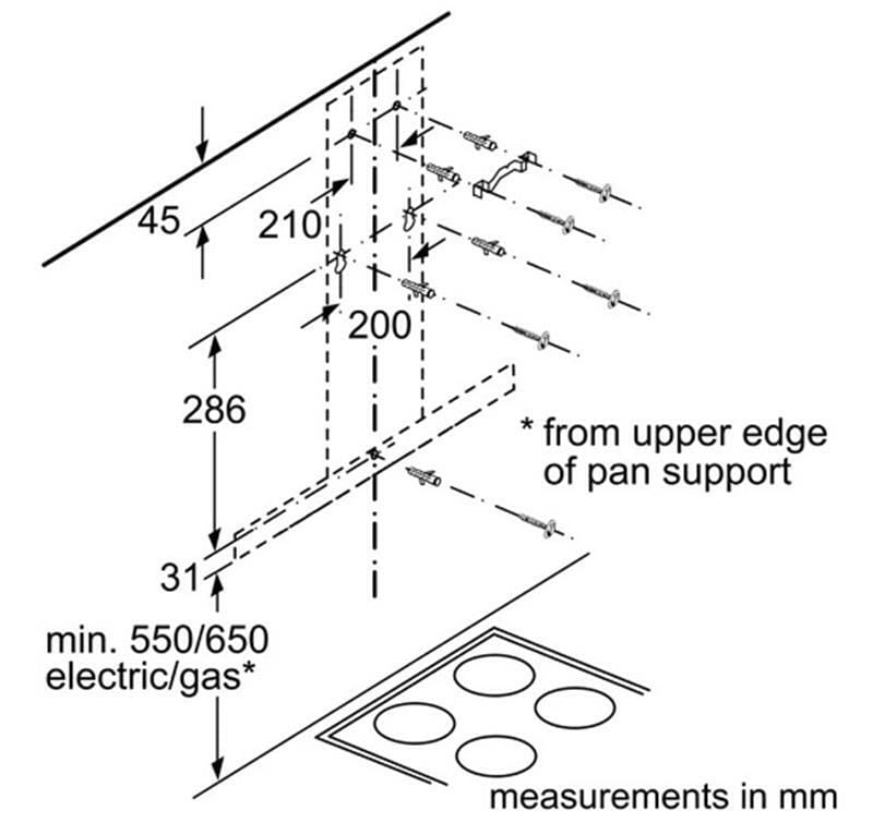 Вытяжка Bosch DWB96DM50