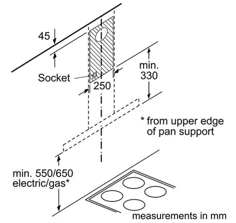 Вытяжка Bosch DWB96DM50