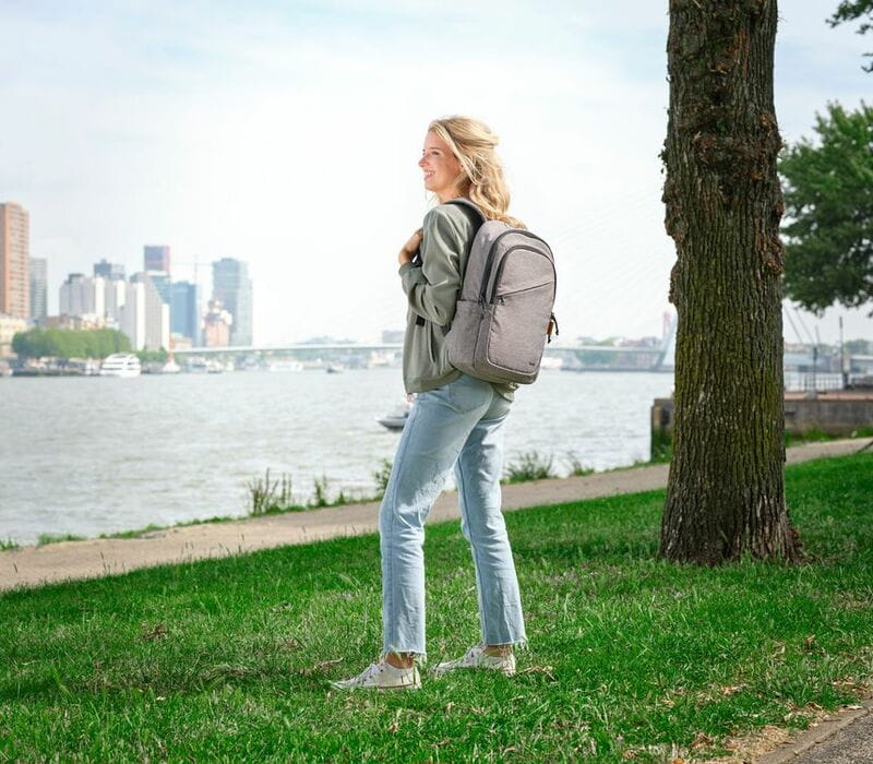 Рюкзак для ноутбука Trust Avana Eco 16" Grey (24981)