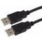 Фото - Кабель PowerPlant (KD00AS1213) USB2.0(AM)-USB2.0(AM), 0.5м, Black | click.ua