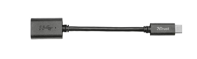 Адаптер Trust Calyx USB - USB Type-C (F/M), Black (20967)