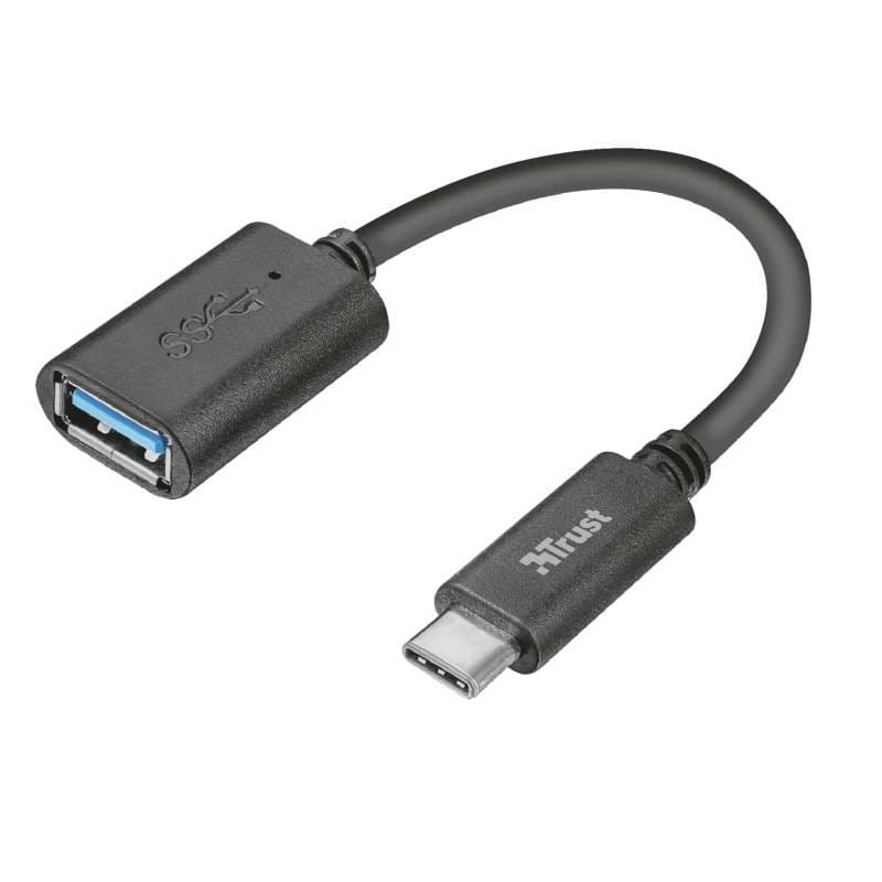 Адаптер Trust Calyx USB - USB Type-C (F/M), Black (20967)