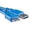 Фото - Кабель PowerPlant (KD00AS1230) USB3.0(AM)-MicroUSB3.0(BM), 0.5м, Blue | click.ua