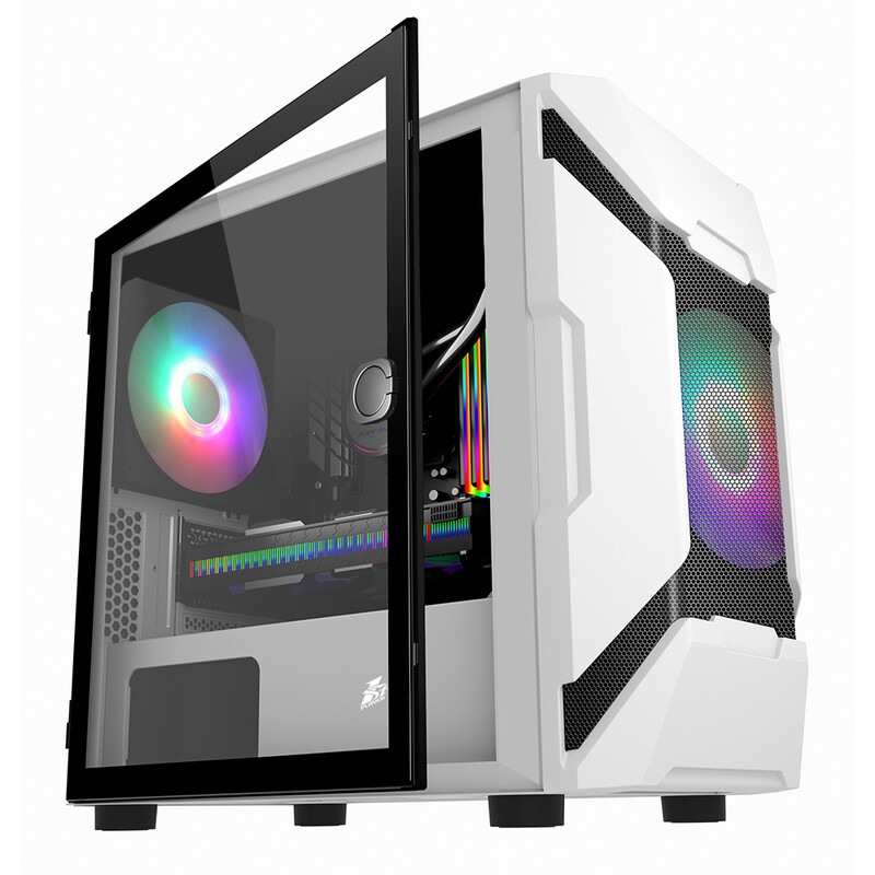 Корпус 1stPlayer D3-A-G7-MAX-WH White без БП