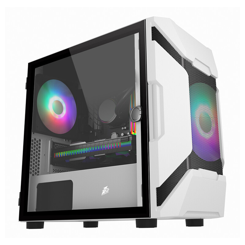 Корпус 1stPlayer D3-A-G7-MAX-WH White без БП