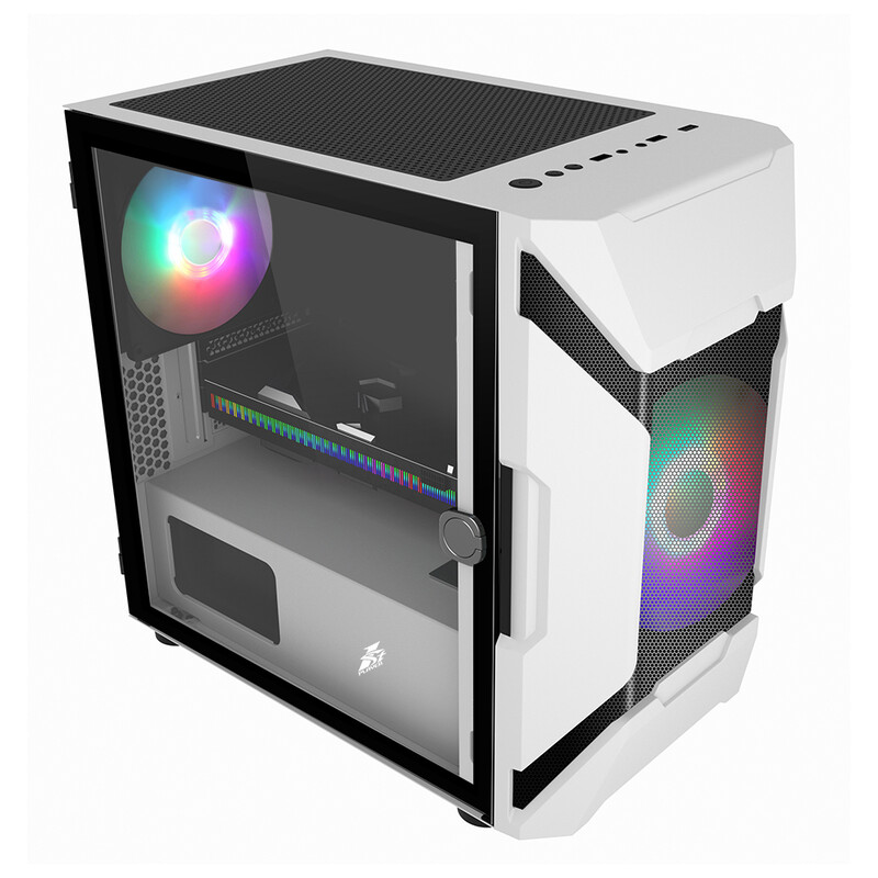 Корпус 1stPlayer D3-A-G7-MAX-WH White без БП