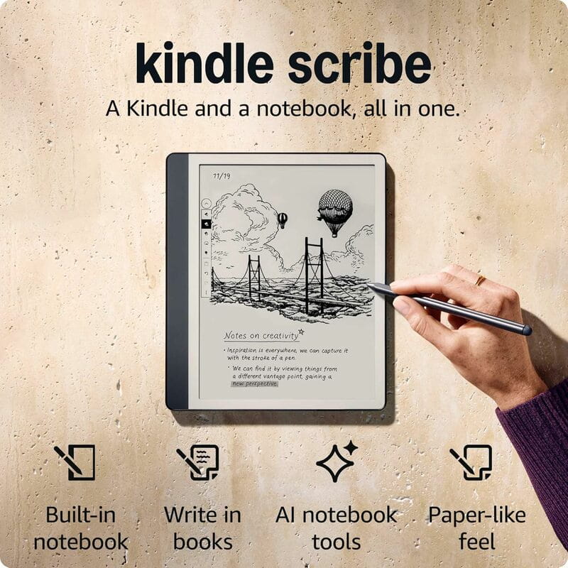 Электронная книга Amazon Kindle Scribe (1st Gen) (2024) 16GB Tungsten_JP