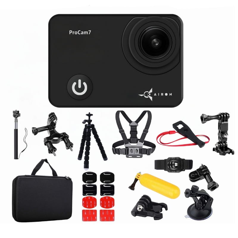 Екшн-камера AirOn ProCam 7 Black набір блогера (4822356754800)