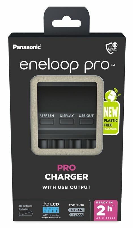Зарядний пристрій Panasonic Eneloop ready AA/AAA (BQ-CC65)