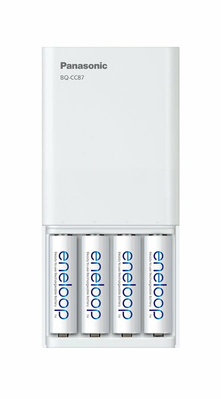 Зарядний пристрій Panasonic Eneloop ready USB in/out з функцією Power Bank + AA 2000 mAh
