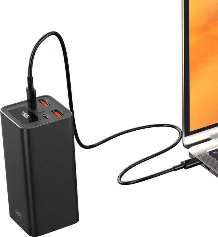 Універсальна мобільна батарея XO PB97 20000mAh 65W Black