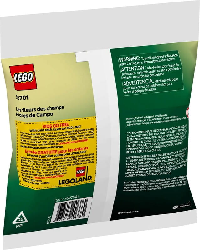 Конструктор LEGO Recruitment Botanicals Польові квіти (30701)