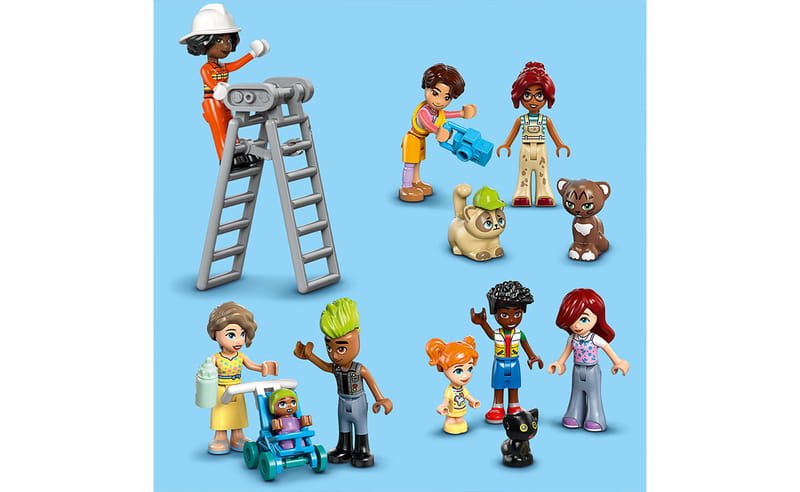 Конструктор LEGO Friends Хартлейк-Сіті. Квартири і крамниці (42670)