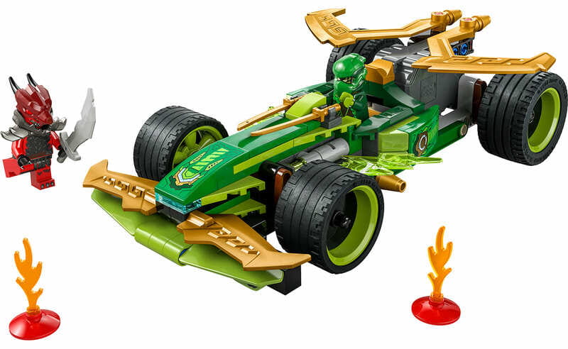 Конструктор LEGO Ninjago Автомобиль для гонки Ллойда с инерционным двигателем (71828)