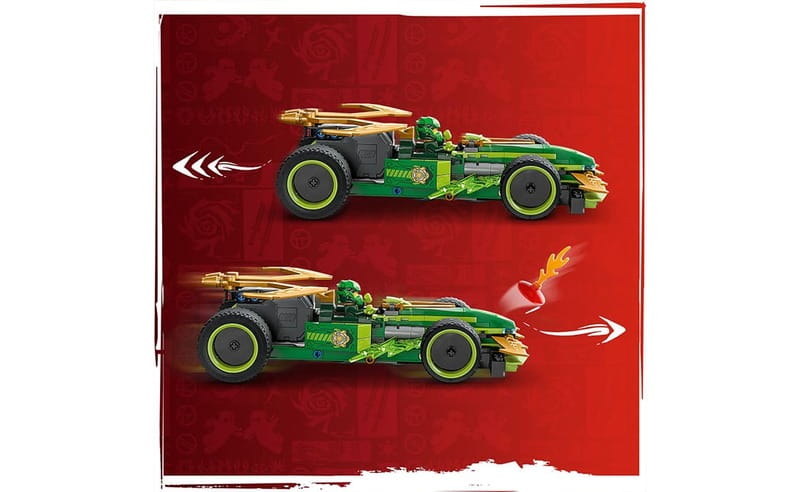 Конструктор LEGO Ninjago Автомобиль для гонки Ллойда с инерционным двигателем (71828)