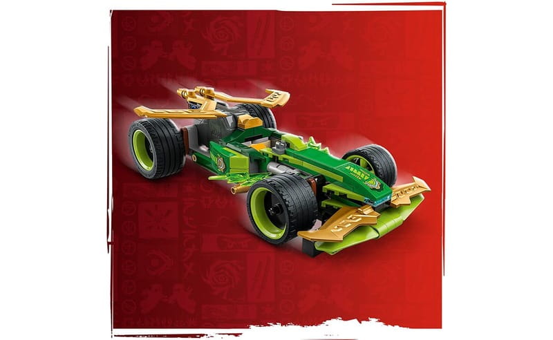 Конструктор LEGO Ninjago Автомобиль для гонки Ллойда с инерционным двигателем (71828)