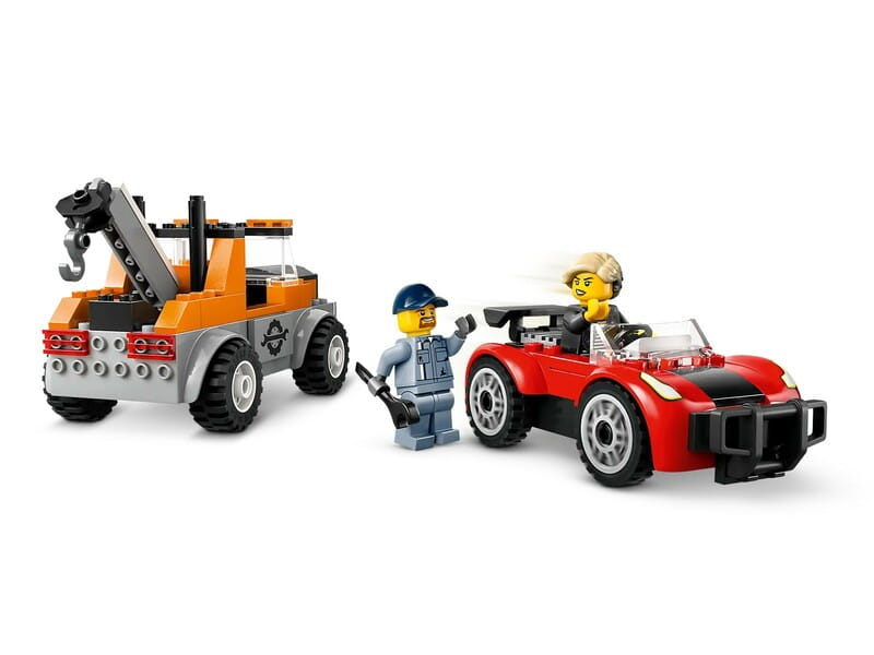 Конструктор LEGO City Эвакуатор и ремонт спортивных автомобилей (60435)