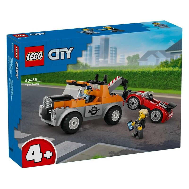 Конструктор LEGO City Эвакуатор и ремонт спортивных автомобилей (60435)