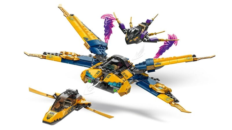 Конструктор LEGO Ninjago Суперштормовий реактивний літак Рас та Арін (71833)