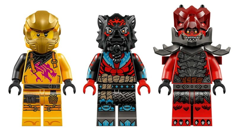 Конструктор LEGO Ninjago Суперштормовий реактивний літак Рас та Арін (71833)