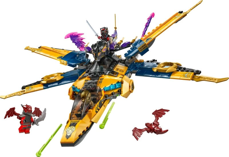 Конструктор LEGO Ninjago Суперштормовий реактивний літак Рас та Арін (71833)