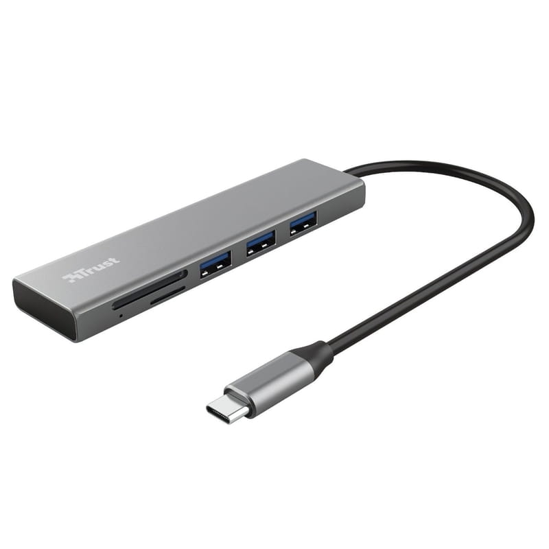 Концентратор USB Type-C Trust Halyx (24191) 3хUSB3.2, microSD/SD (24191)