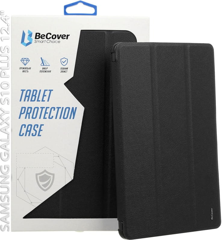 Чехол-книжка BeCover Smart Case для Samsung Galaxy Tab S10 Plus SM-X820/SM-X826 Black (712232)
