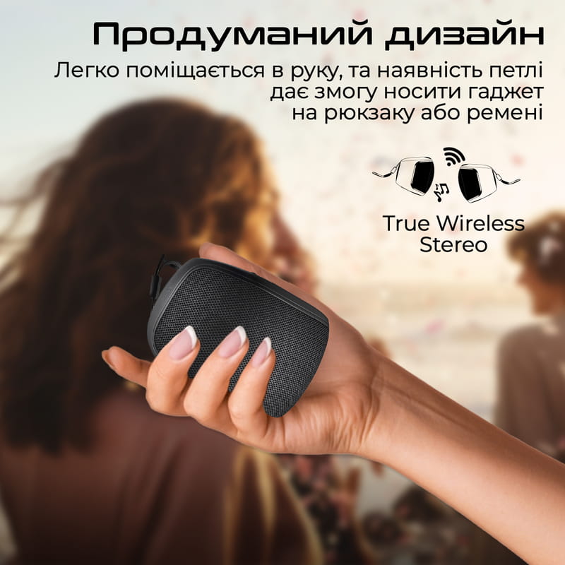 Акустическая система Promate Mood 5W Black