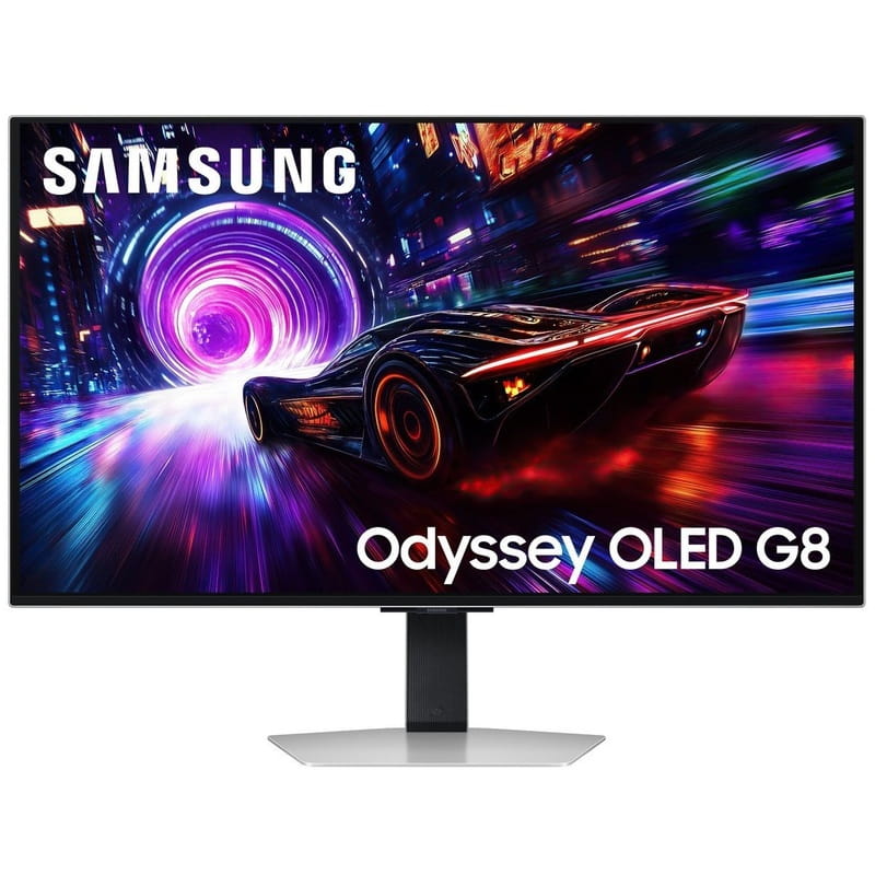 Монітор Samsung 32" Odyssey G8 G81SF (LS32FG812SIXCI) OLED Silver 240Hz