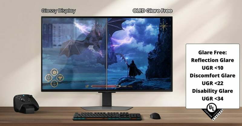 Монітор Samsung 27" Odyssey G8 G81SF (LS27FG812SIXCI) OLED Silver 240Hz