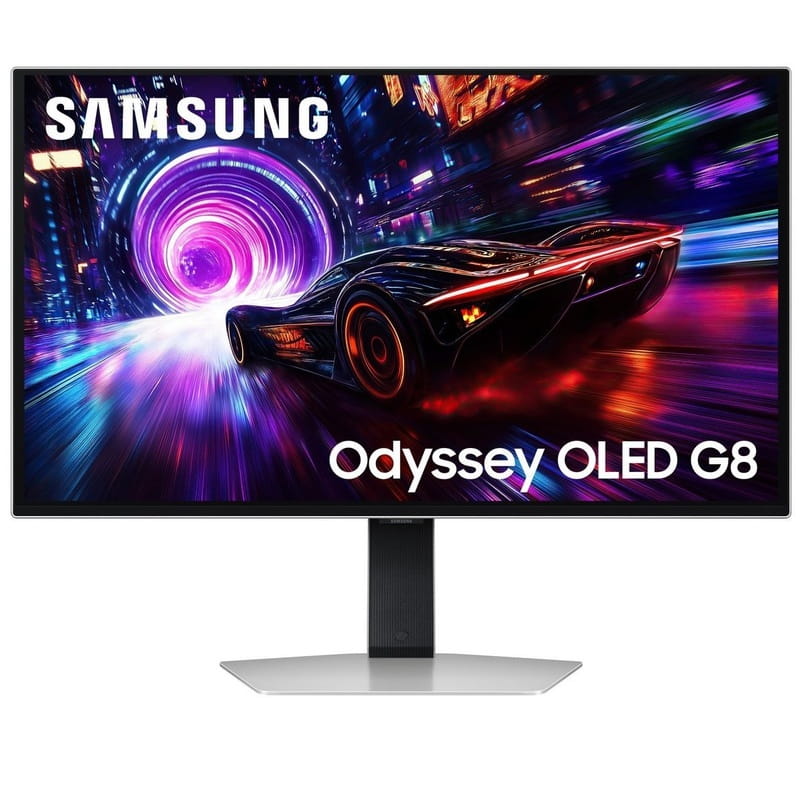 Монітор Samsung 27" Odyssey G8 G81SF (LS27FG812SIXCI) OLED Silver 240Hz