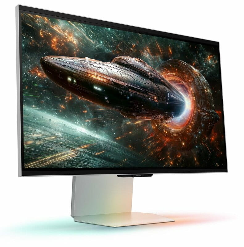Монiтор Samsung 27" Odyssey 3D G90XF (LS27FG900XIXCI) IPS Silver 165Hz