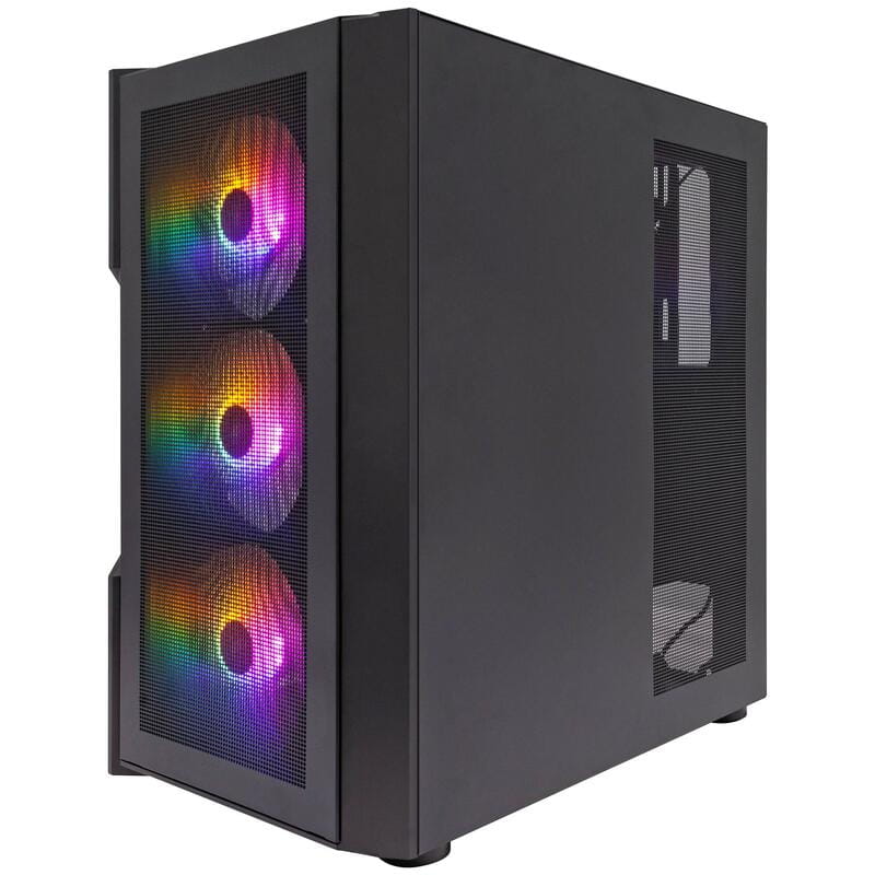 Корпус 1stPlayer T7-P-BK-4F1 Black 750W (T7-P-BK-4F1-PS-750FK-EU)