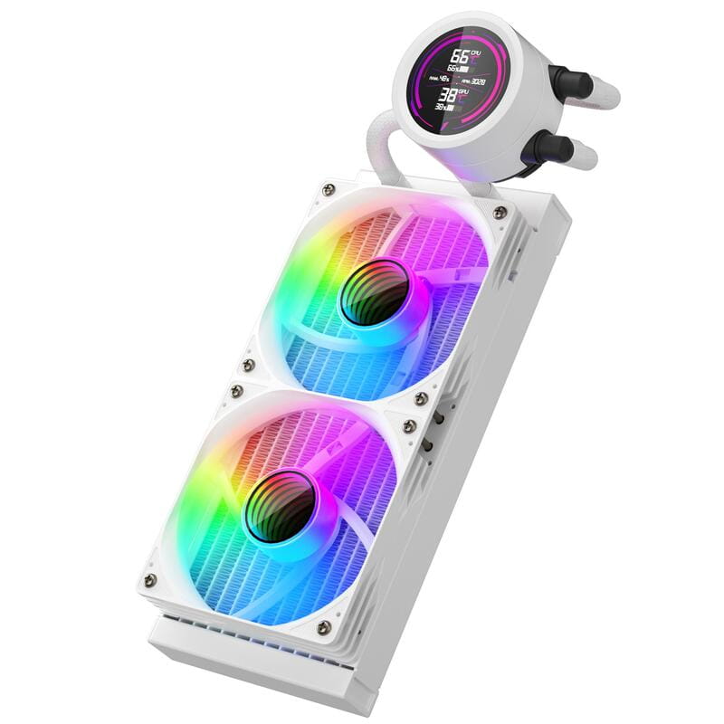 Система водяного охлаждения 1stPlayer TS4-240 White