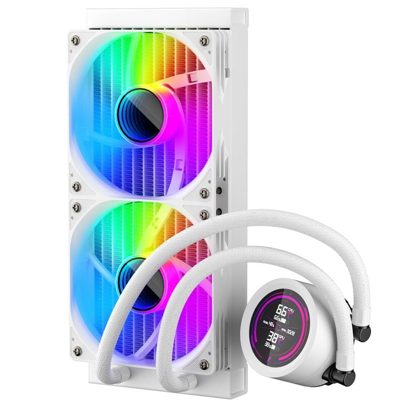 Система водяного охлаждения 1stPlayer TS4-240 White