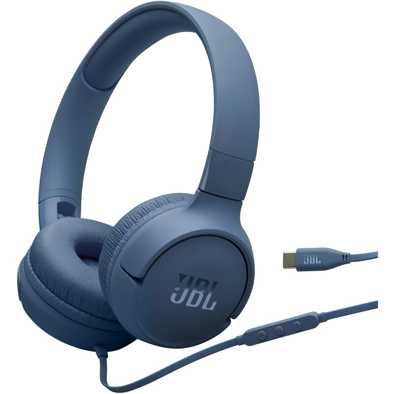 Гарнiтура JBL Tune 520C Blue (JBLT520CBLU)