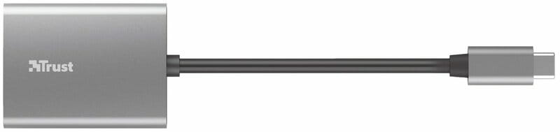 Кардридер Trust Dalyx Aluminium USB Type-C Grey (24136)