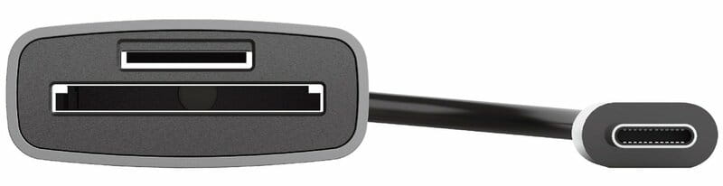 Кардридер Trust Dalyx Aluminium USB Type-C Grey (24136)
