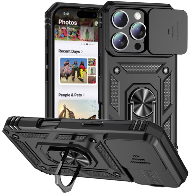 Чохол-накладка BeCover Military для Apple iPhone 16 Pro Max Black (712156)